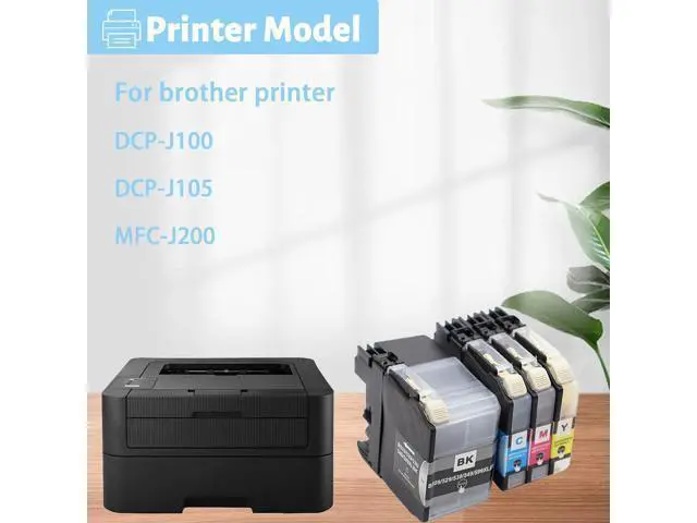 Alt view image 2 of 7 - Ink Cartridge for Brother LC509XLBK LC505XLC LC505XLM LC505XLY Ink Cartridge Combo,High Yield Compatible for Brother J100 J105 J200 Printers Combo Pack