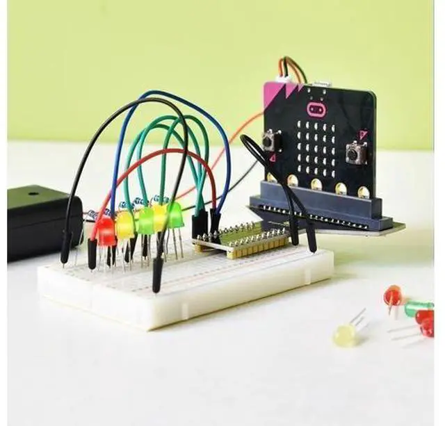 Alt view image 4 of 5 - KEYESTUDIO Microbit Basic Starter Kit for BBC Micro:bit V2 Accessories STEM Kit Coding for Beginners (Micro:bit V2.21 Included)