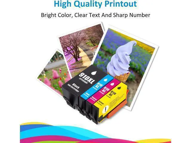 Alt view image 6 of 7 - Generic Ink Cartridge Replacement 910 XL 910XL Compatible with OfficeJet Pro 8025e 8035e 8020 8020e 8024e 8025 8028 8035 8028e 8015(Black 2 Count)