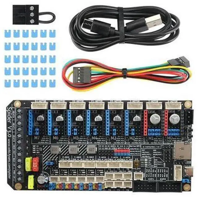 Main image of Spider V3.0 Motherboard VORON 2.4/Switchwire 8-Axis Control Board 3D Printer Replacement Parts Accessories