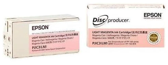 Alt view image 3 of 4 - PJIC3-C13S020449 Light Magenta Ink Cartridge (1-Pack) for DiscProducer PP-100 in Retail Packaging