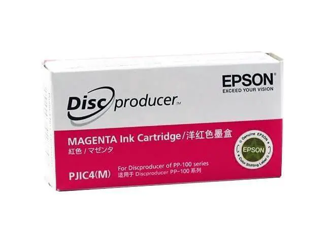 Alt view image 3 of 4 - PJIC4-C13S020450 Magenta Ink Cartridge (1-Pack) for DiscProducer PP-100 in Retail Packaging