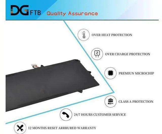 Alt view image 6 of 7 - DGTEC MG04XL MG04 Laptop Battery for HP Elite X2 1012 G1 Series HSTNN-DB7F 812060-2B1 812060-2C1 812205-001 HSTNN-172C HSTNN-I72C (7.7V 40Wh/4820mAh)