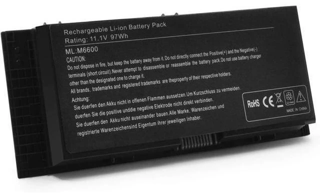 Main image of LQM 11.1V 97Wh 9-Cell New Laptop Battery for Dell Precision M4600 M4800 M6600 M6700 M6800 PN:FV993 FJJ4W PG6RC 7DWMT JHYP2 K4RDX KJ321 R7PND RY6WH
