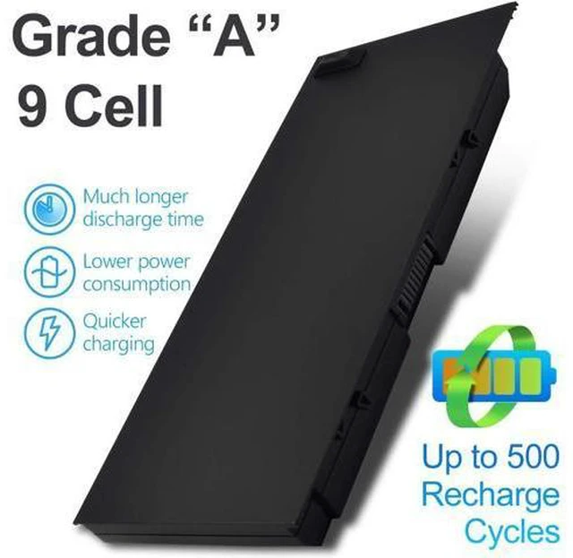 Alt view image 3 of 7 - LQM 11.1V 97Wh 9-Cell New Laptop Battery for Dell Precision M4600 M4800 M6600 M6700 M6800 PN:FV993 FJJ4W PG6RC 7DWMT JHYP2 K4RDX KJ321 R7PND RY6WH
