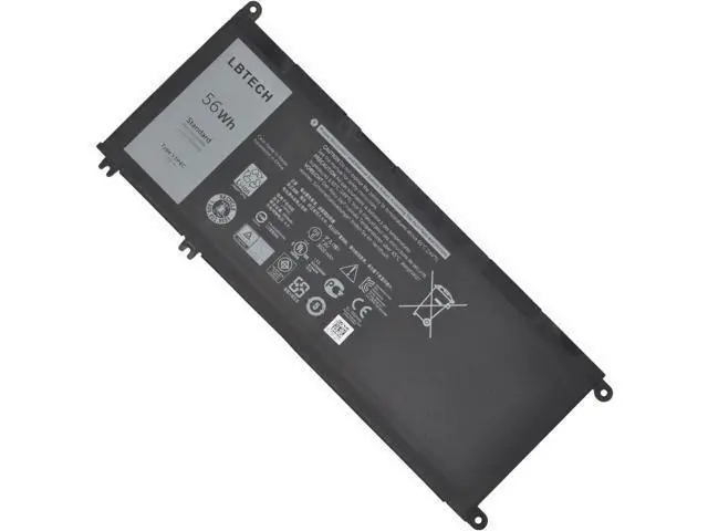 Alt view image 2 of 3 - LBTECH VIP4C V1P4C FMXMT Laptop Battery Replacement for Dell Chromebook 13 3380 Inspiron 7486 serirs 7.6V 56WH