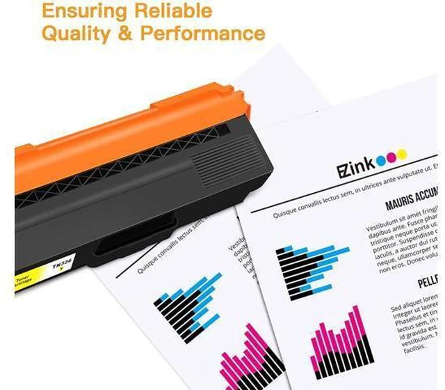 Alt view image 6 of 6 - E-Z Ink (TM) Compatible Toner Cartridge Replacement for Brother TN336 TN-336 TN331 Compatible with HL-L8350CDW MFC-L8850CDW MFC-L8600CDW HL-L8350CDWT HL-L8250CDN (Black Cyan Magenta Yellow, 5 Pack)