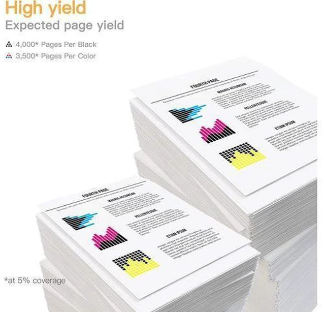 Alt view image 3 of 6 - E-Z Ink (TM) Compatible Toner Cartridge Replacement for Brother TN336 TN-336 TN331 Compatible with HL-L8350CDW MFC-L8850CDW MFC-L8600CDW HL-L8350CDWT HL-L8250CDN (Black Cyan Magenta Yellow, 5 Pack)