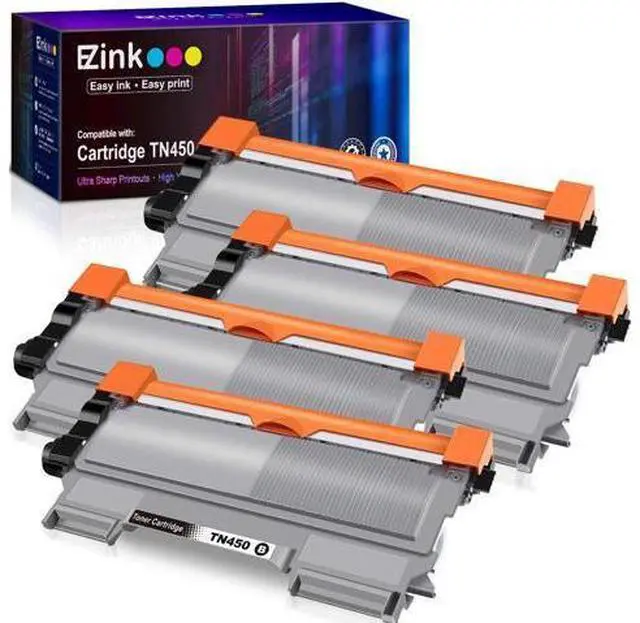Main image of E-Z Ink (TM) Compatible Toner Cartridge Replacement for Brother TN450 TN420 TN-450 TN-420 to use with HL-2270DW HL-2280DW HL-2230 HL-2240 MFC-7360N MFC-7860DW DCP-7065DN Intellifax 2840 2940 (4 Black)