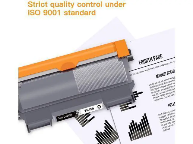 Alt view image 5 of 6 - E-Z Ink (TM) Compatible Toner Cartridge Replacement for Brother TN450 TN420 TN-450 TN-420 to use with HL-2270DW HL-2280DW HL-2230 HL-2240 MFC-7360N MFC-7860DW DCP-7065DN Intellifax 2840 2940 (4 Black)