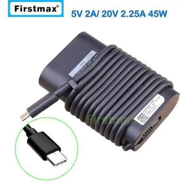 Main image of 5V 2A 20V 2.25A USB-C type C AC power adapter DA45NM150 for Latitude 11 5175 5179 12 5285 5289 7389 E7275 tablet pc charger
