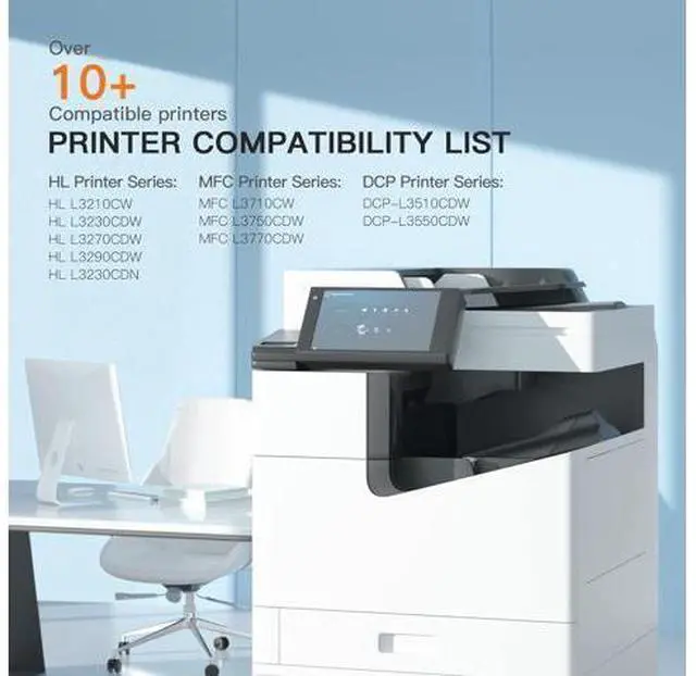 Alt view image 5 of 7 - E-Z Ink (TM) Compatible Toner Cartridge Replacement for Brother TN227 TN227BK TN223BK TN-227 TN223 Compatible with MFC-L3750CDW HL-L3210CW HL-L3290CD HL-L3230CDW MFC-L3710CW Printer Tray (2 Black)