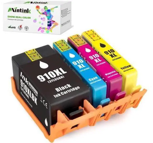 Main image of Mintink 910XL Ink Cartridges Combo Pack Printers, Remanufactured 910 XL Ink Cartridge Replacement for OfficeJet Pro 8025e 8020 8022 8025 8028 8034 8035 (4 Pack) HP910XL HP910