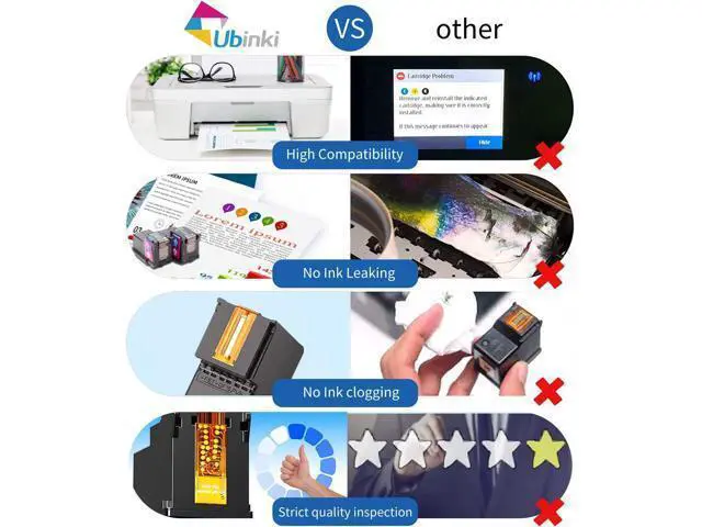Alt view image 7 of 7 - Ubinki 64XL Black Ink Cartridge Ink 64 XL HP64 HP64XL Cartridges Envy 7855 7155 7858 7800 7955e 7255e 7900e 6200 62226252 6255 7830 7864 7120 6222 Tango x Terra Printers (2-Pack)