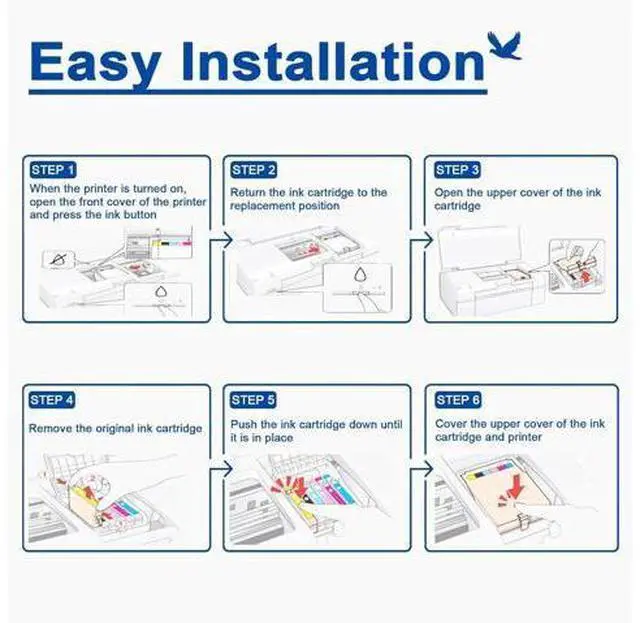 Alt view image 6 of 7 - LC417XL High Yield Ink Cartridges,Compatible for Brother LC417 BK Ink Cartridges,Work for Brother HL-J7010CDW MFC-J5800CDW J7500CDW J7600CDW Printers Black