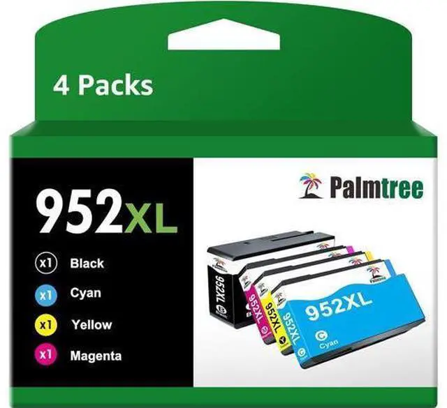 Main image of 952XL Higher Yield Ink Cartridge Replacement 952 XL Ink Cartridges Officejet Pro 8710 8720 8702 7740 7720 8715 8725 8730 8740 8200 8210 Printer(4-Pack)