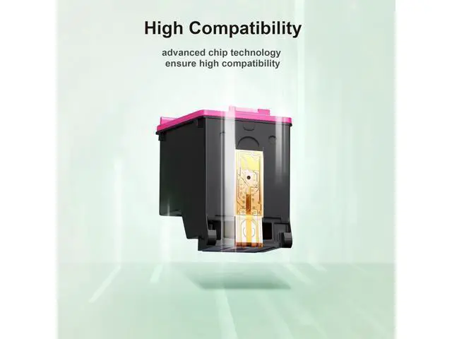 Alt view image 6 of 7 - 64XL Ink Cartridge Combo Pack Replacement Ink 64 High Yield for Envy Photo 7858 7855 7155 6255 6252 7120 7158 Envy 7255e 7955e 7958e Tango X Terra Printer Remanufactured (1 Black, 1 Tri-Color)