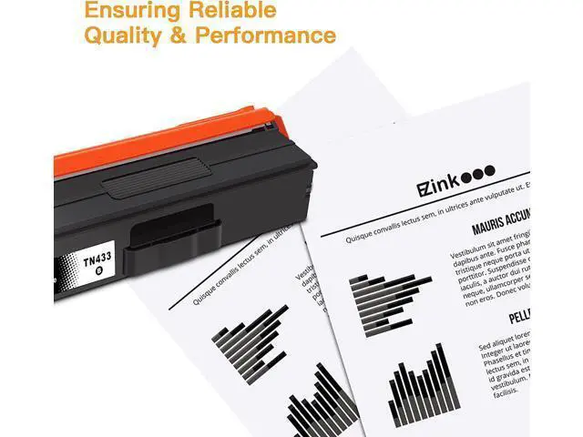 Alt view image 6 of 7 - E-Z Ink (TM) Compatible Toner Cartridge Replacement for Brother TN-433 TN433 TN433bk TN431 compatible with HL-L8260CDW HL-L8360CDW MFC-L8610CDW MFC-L8900CDW (2 Pack, Black)