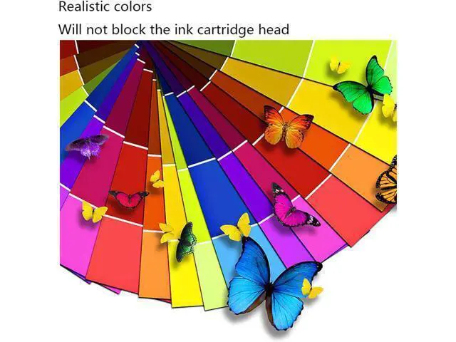 Alt view image 3 of 7 - 64XL 64 Ink Cartridge Replacement (Black Tri-Color) Envy Inspire 7955e 7958e Envy Photo 7855 7155 6255 7164 7830 7858 7800 6232 7120 Tango Ink Printer