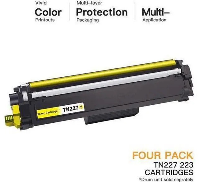 Alt view image 2 of 6 - E-Z Ink (TM) Compatible Toner Cartridge Replacement for Brother TN227 TN227BK TN-227 TN223 compatible with MFC-L3750CDW HL-L3210CW HL-L3290CD HL-L3230CDW Printer (Black, Cyan, Magenta, Yellow, 4 Pack)