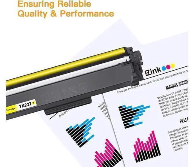 Alt view image 6 of 6 - E-Z Ink (TM) Compatible Toner Cartridge Replacement for Brother TN227 TN227BK TN-227 TN223 compatible with MFC-L3750CDW HL-L3210CW HL-L3290CD HL-L3230CDW Printer (Black, Cyan, Magenta, Yellow, 4 Pack)