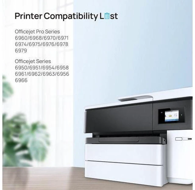 Alt view image 3 of 5 - 902XL Black Ink Cartridges Replacement 902XL 902 XL Ink Cartridges Compatible with OfficeJet Pro 6978 6960 6968 6958 6950 6970 6962 6975 Printers (2 Black Pack)