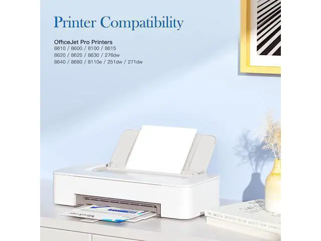 Alt view image 2 of 7 - Valuetoner Compatible Ink Cartridge Replacement 950XL 951XL 950 XL 951 XL for Officejet Pro 8600 8610 8100 8615 8620 8630 8660 251dw Printer 8 Pack (2 Black,2 Cyan,2 Magenta,2 Yellow)