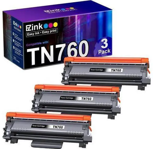Main image of E-Z Ink (TM Compatible Toner Cartridge Replacement TN760 TN 760 TN730 Compatible with DCP-L2550DW HL-L2350DW HLL2395DW HLL2390DW HL-L2370DW MFC-L2710DW MFC-L2750DW MFC-L2730DW (3 Black)