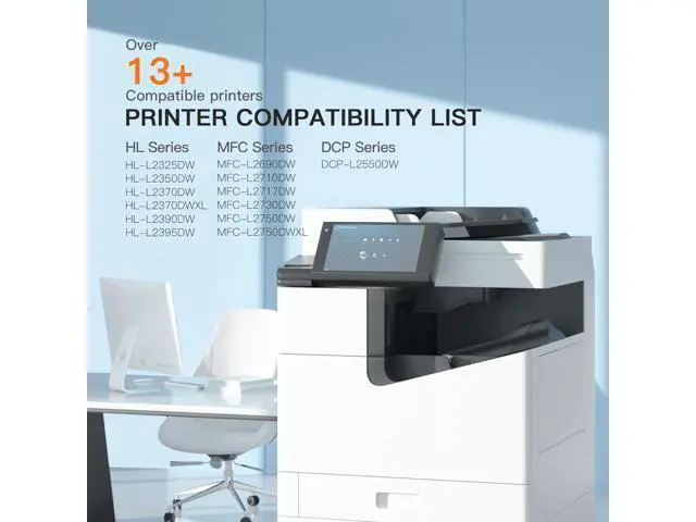 Alt view image 2 of 6 - E-Z Ink (TM Compatible Toner Cartridge Replacement TN760 TN 760 TN730 Compatible with DCP-L2550DW HL-L2350DW HLL2395DW HLL2390DW HL-L2370DW MFC-L2710DW MFC-L2750DW MFC-L2730DW (3 Black)