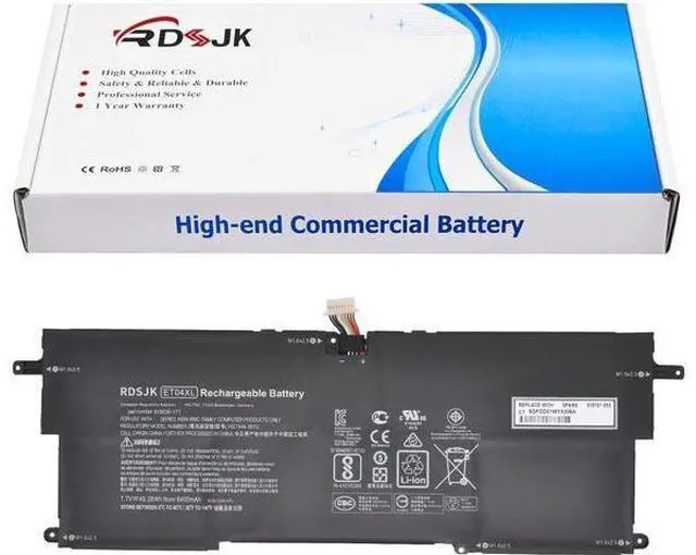 Main image of ET04XL Laptop Battery for HP EliteBook X360 1020 G2 Series ET04049XL 915030-1C1 915030-171 915191-855 HSTNN-IB7U HSN-I09C 7.7V 49.28Wh