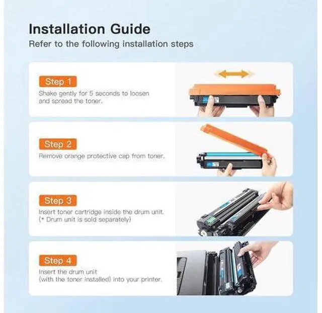Alt view image 5 of 6 - E-Z Ink (TM TN221 TN225 Compatible Toner Cartridge Replacement for Brother TN-221 TN-225 to Use with MFC-9130CW HL-3170CDW HL-3140CW MFC-9340CDW MFC-9330CDW (2 Black 1 Cyan 1 Magenta 1 Yellow, 5 Pack)