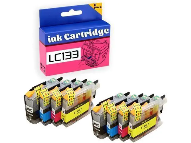 Main image of for Brother LC133 Ink Cartridge High Yield Compatible for MFC-J245 J470DW J475DW J650DW J870DW J4410DW J4510DW J4710DW J6520DW J6720DW J6920DW Printer 2 Set