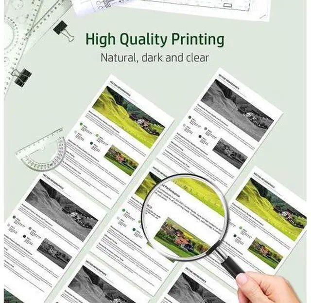 Alt view image 4 of 7 - 950XL 951XL Combo Ink Cartridges | Work OfficeJet Pro 8600, Pro 8610, Pro 251dw 276dw, 8100 8620 8625 8630 Series | Replacement 951 950 Ink Cartridges | 4 Pack