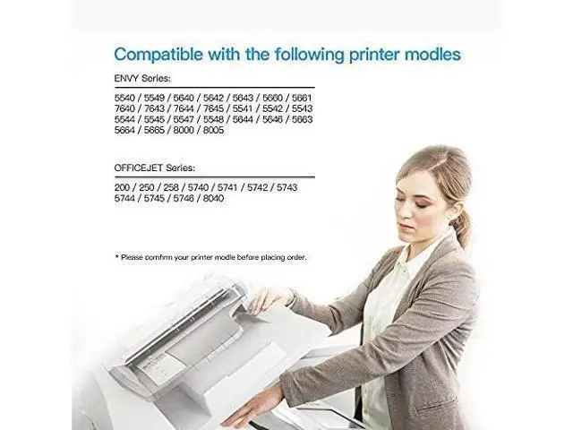 Alt view image 5 of 6 - LxTek Ink Cartridge Replacement 62XL 62 XL to Compatible with Envy 5540 5660 7645 5642 5542 5643 5640 7644 OfficeJet 250 5740 200 5745 Printer (1 Black,1 Tri-Color, 2 Pack)