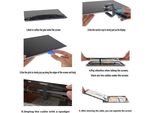 Alt view image 3 of 5 - OUWEE DYNR01 Tablet Battery Compatible with Microsoft Surface Pro 4 1724 12.3 inch Series Notebook G3HTA027H 7.5V 38.2Wh 5087mAh Tools