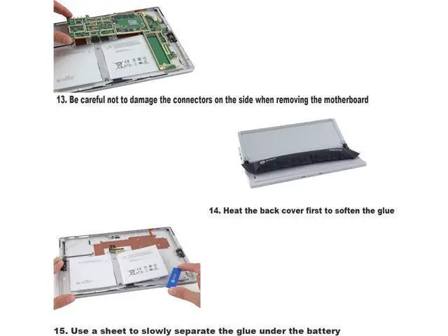 Alt view image 5 of 5 - OUWEE DYNR01 Tablet Battery Compatible with Microsoft Surface Pro 4 1724 12.3 inch Series Notebook G3HTA027H 7.5V 38.2Wh 5087mAh Tools