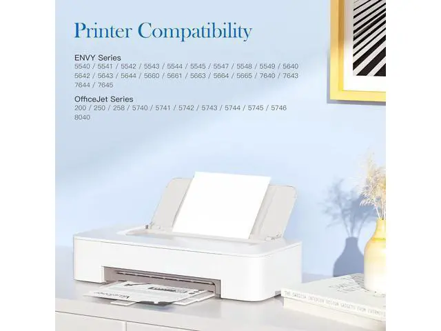 Alt view image 2 of 6 - Valuetoner Remanufactured 62XL Black Ink Cartridge Combo Pack Replacement 62XL 62 XL High Yield for Envy 5540 5640 5660 7644 7645 OfficeJet 5740 8040 OfficeJet 250 200 Series Printer (2 Black)