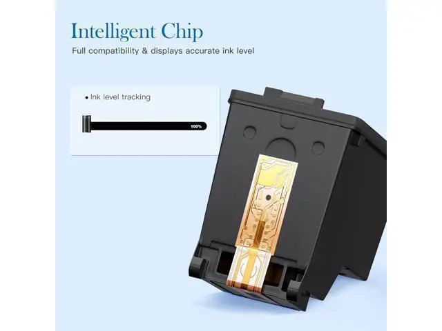 Alt view image 5 of 6 - Valuetoner Remanufactured 62XL Black Ink Cartridge Combo Pack Replacement 62XL 62 XL High Yield for Envy 5540 5640 5660 7644 7645 OfficeJet 5740 8040 OfficeJet 250 200 Series Printer (2 Black)