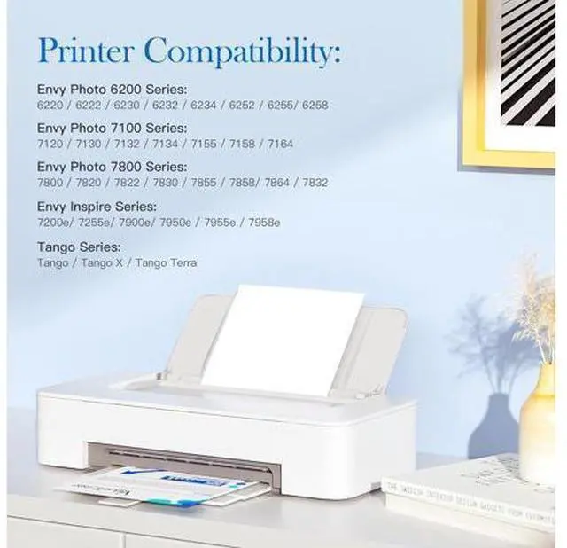 Alt view image 2 of 7 - Valuetoner Remanufactured Ink Cartridge Replacement 64XL 64 XL for Envy Photo 7855 7858 7800 7100 7155 6255 6252 7120 6232 7158 7164 Inspire 7255e 7955e 7958e 7900e Tango Printer (Black, Color)