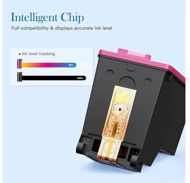 Alt view image 3 of 7 - Valuetoner Remanufactured Ink Cartridge Replacement 64XL 64 XL for Envy Photo 7855 7858 7800 7100 7155 6255 6252 7120 6232 7158 7164 Inspire 7255e 7955e 7958e 7900e Tango Printer (Black, Color)