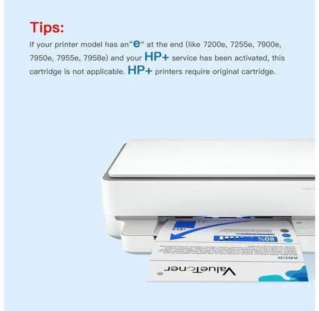 Alt view image 4 of 7 - Valuetoner Remanufactured Ink Cartridge Replacement 64XL 64 XL for Envy Photo 7855 7858 7800 7100 7155 6255 6252 7120 6232 7158 7164 Inspire 7255e 7955e 7958e 7900e Tango Printer (Black, Color)