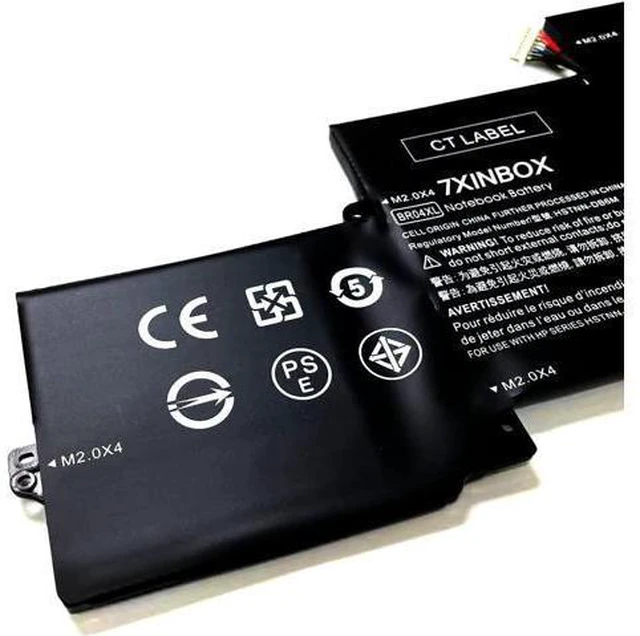 Alt view image 3 of 4 - 7XINbox 7.6V 36Wh BR04XL HSTNN-DB6M HSTNN-I26C HSTNN-I28C Replacement Laptop Battery for HP EliteBook 1020 G1(CTO) G1(G9P64AV) G1(L7Z19PA) G1(M0D62PA) G1(M4Z18PA) G1(M5U02PA)