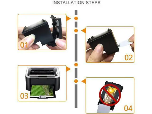 Alt view image 6 of 6 - Inktopia Remanufactured Ink Cartridge Replacement 62XL 62 XL Envy 7640 5660 5540 5640 5642 7645 Officejet 5740 5741 8040 OfficeJet 200 250 Mobile Printer (1 Black 1 Tri-Color)