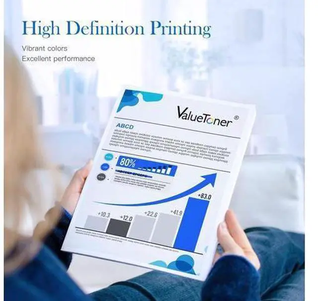 Alt view image 5 of 7 - Valuetoner Remanufactured Ink Cartridge Replacement 64XL 64 XL for Envy Photo 7855 7858 7800 7100 7155 6255 6252 7120 6232 7158 7164 Inspire 7255e 7955e 7958e 7900e Tango Printer (Black, Color)