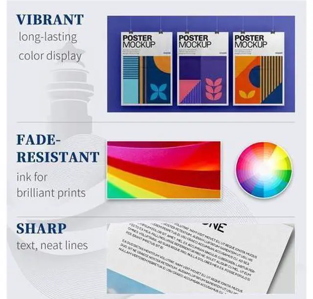 Alt view image 4 of 7 - 61 Black Color Combo Pack, Remanufactured Ink Cartridge Replacement 61XL HP61 for Envy 4500 5530 4502 4501 OfficeJet 4630 4635 2620 DeskJet 2540 3050 2050 1000 1010 1510 3510 Printers (2 Pack)