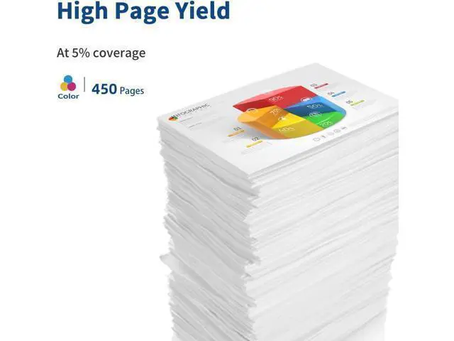 Alt view image 3 of 6 - Relcolor Replacement Ink 62 XL 62XL HP62 Cartridge Color Combo 2 Pack Envy 5540 5542 5645 5660 7640 7645 7644 OfficeJet 5740 8040 200 250 5745 Printers,Higher Yield,HP62XL