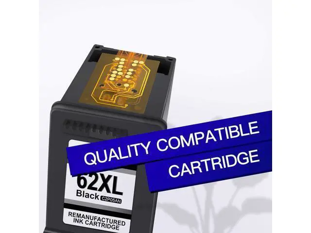 Alt view image 5 of 7 - GPC Image Remanufactured Ink Cartridge Replacement 62XL 62 XL Compatible for Envy 5540 7645 5642 5542 5643 5640 7644 7643 OfficeJet 5740 200 5745 5741 Printer Tray (1 Black 1 Tri-Color)