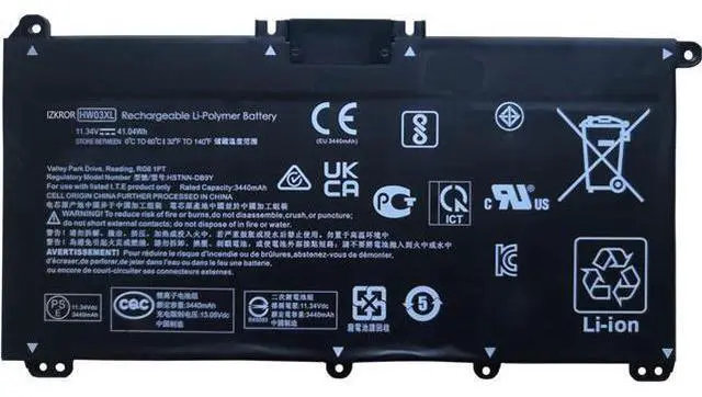 Main image of IZKROR HW03XL 41.04Wh Battery Replacement for HP Pavilion 15 15-EG 15-eg0000 15-EG0XXX 15-EG0073CL 15-EH 15-EH0090WM Series Laptop HSTNN-IB90 HSTNN-LB8U HSTNN-OB2A L96887-421 HWO3XL 11.34V
