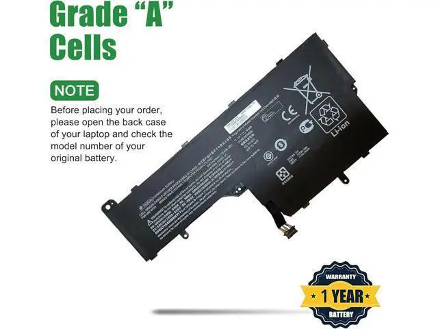 Alt view image 3 of 5 - JIAZIJIA WO03XL Laptop Battery Replacement for Hp Pavilion 13-P100ED 13-P100EL Series Notebook HSTNN-DB5I 725496-2B1 725606-001 11.1V 33Wh 2950mAh
