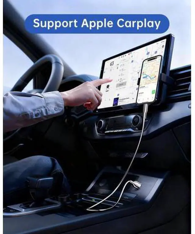 Alt view image 6 of 7 - 6.6FT Chew Proof iPhone Charging Cable - MFi Certified Metal Lightning Cable Metal Cat & Dog Chew-Proof iPhone Charging Cord with 3A Fast Charging Data Sync Carplay for iPhone 14 13 12 11 X 8 7 6 5